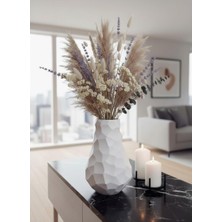 Triora Design Lastrack Vazo – 22 cm Dekoratif 3D Tasarım Modern