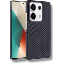 Bruntoo BR Xiaomi Redmi Note 13 Pro 4g Uyumlu Vega Karbon Fiber Premium Lüks Ince Magsafe Telefon Kılıfı