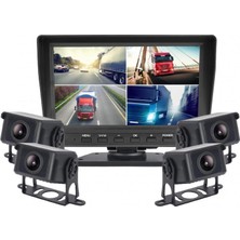 Newfron NF-DV710 7 Inç Araç Monitörü Set 4 Kamera