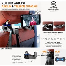 Zoli Araba Koltuk Arkası Askılık ve Telefon Tutacağı,her Arabaya Uygun Tasarım