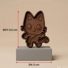 Ulugo 5li Sevimli Kahraman Kedi Kurabiye Kalıbı Oyun Hamuru Kalıbı 6 5 cm