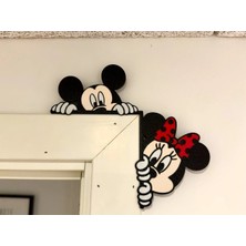DU&ER Mickey & Minnie Kapı Köşe Aksesuarı