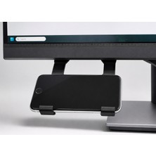 Antilop Monitör Altı Telefon Tutucu Standı – Masaüstü Ekran Altı Sabit Telefon Askılığı | 3D Baskı Dayanıklı Tasarım