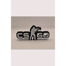 DU&ER Vide Oyunu Logo Figürü – Cs:go Temalı Dekor Objesi