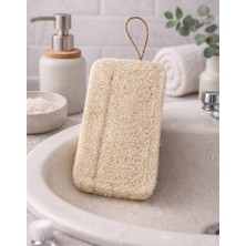 Wellasya Doğal Kabak Bulaşık Lifi  - Plastik Içermeyen Ekolojik Mutfak Süngeri - Leke Çıkarıcı Etkili 12X8 cm