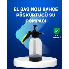 Sayarmarkt Basınçlı Manuel Köpük Pompası 2l Ayarlanabilir Sprey Başlıklı Temizlik