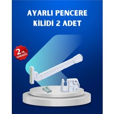 Sayarmarkt Pencere Güvenlik Kilidi Açılma Sınırlayıcı Aparat 2 Adet