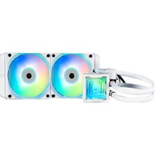 Bitfenix Bıtfenıx 240MM Cube 240 AIO-240-WW27A-RP Argb Sıvı Soğutmalı AM5-1851P Işlemci Fanı Beyaz