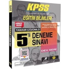 Buğlem Event Tasarı 2024 Kpss Dev Kadro - Eğitim Bilimleri 5 Deneme