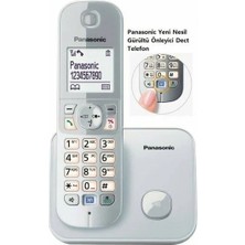 Panasonic Panasonıc KX-TG6811 Kablosuz LCD Ekranlı Telefon Beyaz
