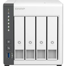 Qnap 4diskli Arm Qc-4gb Ram-2.5gbe Nas Server TS-433-4G Distribütör Garantili