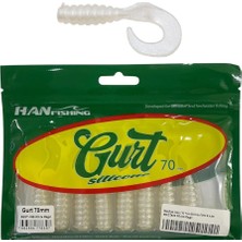 Han Fishing Hanfish Gurt 70 7cm Silikon Yem 8 Adet SBGT629 White Magic