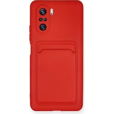Senson Xiaomi Mi 11I Kılıf Kelvin Kartvizitli Silikon - Kırmızı