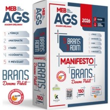 İnformal Yayınları 2026 Meb Ags Tüm Dersler 3 Adım 5li Manifesto 150 Adet Branş Deneme Seti