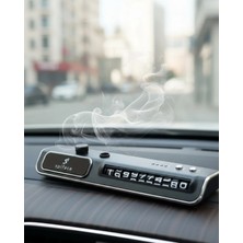 Sayarmarkt Araç Ön Cam Nemlendirici Telefon Numarası Gösterme Aparatı LED Işıklı