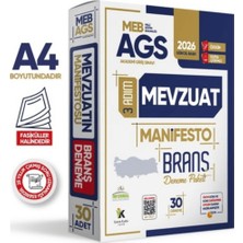 İnformal Yayınları 2026 Meb Ags 3 Adım Mevzuat Manifesto Branş Deneme Paketi 30LU Fasikül Seti Özgün Dijital Çözümlü