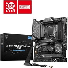 MSI Msı Z790 Gamıng Plus Wıfı Ddr5 HDMI Dp Pcıe 16X V4.0 1700P Atx