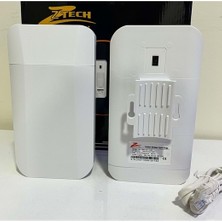 Hsc Bilişim Ztech ZR-1000 " 1km 2*10/100MBPS RJ45 1 x Poe+1 x Lan Port 24V Poe Or 12V Dc 300MBPS " ( 2 Adet)