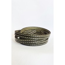 Nemma Deri Hakiki Deri Dikişli Kayış 10MM Genişlik (~3mm Kalınlık)Deri Şerit ve Aksesuar Kayışı 1 Metre