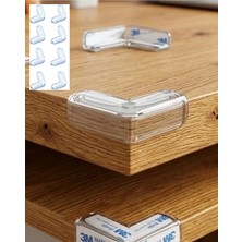 Sayarmarkt Masa Köşe Koruyucu 8 Li Set Bebek Çocuk Güvenlik Köşe Koruma Aparatı