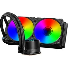 Powerboost 240MM Deep PB-LCS-PI240 Argb Sıvı Soğutmalı AM5-1851P Işlemci Fanı