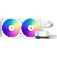Zalman 240MM RESERATOR5-Z24-ARGB-WH Argb AM5-1851P Sıvı Soğutmalı Işlemci Fanı Beyaz