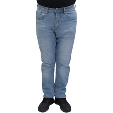Hacker Fistan Store Erkek Yüksek Bel Rahat Kesim Boru Paça Büyük Beden Jean Pantolon