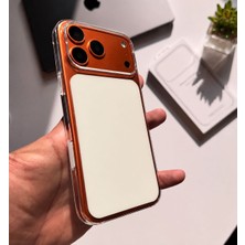 Wess iPhone 17 Pro Max Kılıf Magsafe Animasyonlu Kristal Şeffaf Sararmaz Mika Sert Kapak