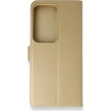 Buğlem Event Galaxy S20 Ultra Trend S Plus Kapaklı Kılıf - Gold