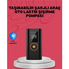 Sayarmarkt Çok Amaçlı Dijital Lastik Pompası Araç Bisiklet Top Uyumlu