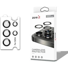 Galaxy S25 Ultra Zore Cl-12 Premium Safir Parmak Izi Bırakmayan Anti-Reflective Kamera Lens Koruyucu