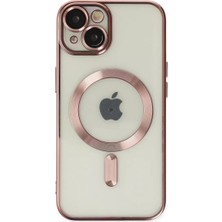 Negok Newface Apple iPhone 14 Kılıf Kross Magneticsafe Kapak - Rose