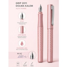Faber Castell Grip 2011 Dolma Kalem M Uç Açık Pembe