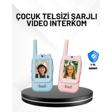 Sayarmarkt 3–12 Yaş Çocuklara Uygun Görüntülü Walkie Talkie Seti