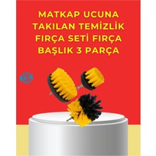 Sayarmarkt Matkap Ucu Temizlik Aparatı 3’lü Fırça Seti