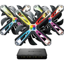 Zalman ZM-SF120A3 Rgb 120MM Çerçevesiz 3'lü Fan Seti (Kontrolcü)