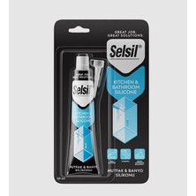 Hsc Bilişim Selsil Mutfak ve Duşakabin Silikonu Şeffaf 50 ml