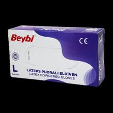 Vice Avm Beybi L Pudralı Muayene Eldiveni 100LÜ GO53/02939