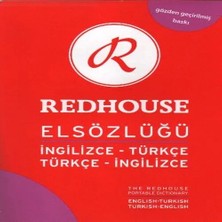 Alvera Redhouse El Sözlüğü Ingilizce Türkçe Türkçe Ingilizce (RS-005)