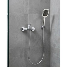 Sayarmarkt Vexor Siyah Duş Seti El Duşu Başlığı Spiral Hortum Dayanıklı Banyo Duş Aksesuarı