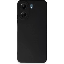 Marmara Avm Newface Xiaomi Redmi 13C Kılıf Nano Içi Kadife Silikon - Siyah