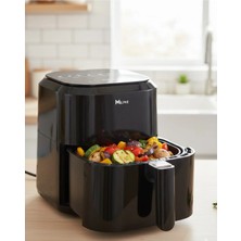 Sayarmarkt 4 Litre Cam Hazneli 1360W Ayarlanabilir Isılı Airfryer