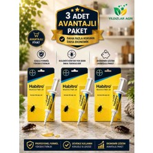 Bayer 3 Adet Habitro Maxforce Platin Jel 5gr Avantajlı Paket (Hamam Böceği ve Kalorifer Böceğinde Güçlü Etki)