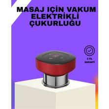 Sayarmarkt Vakumlu Masaj Aleti Çok Kademeli Emme Isıtmalı Ev Tipi Terapi