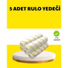 Sayarmarkt 5’li Ince Işçilik Boya Rulo Seti Pürüzsüz ve Eşit Kaplama