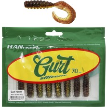 Han Fishing Hanfish Gurt 70 7cm Silikon Yem 8 Adet SBGT626 Red Wing
