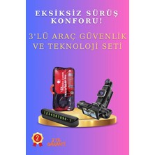 Sayarmarkt 3'lü Araç Güvenlik ve Teknoloji Seti