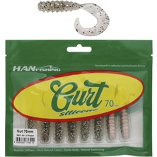 Han Fishing Hanfish Gurt 70 7cm Silikon Yem 8 Adet SBGT631 Uv Pepper