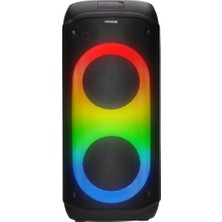 Hsc Bilişim Microlab M61, 80W, Taşınabilir, Bt/usb/aux/tf/tws, Rgb Işıklı, 2400MAH Batarya, 2ADET Vhf Mikrofon,