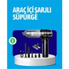 Sayarmarkt Hepa Filtreli Sessiz Çalışan Kablosuz Şarjlı Mini Süpürge